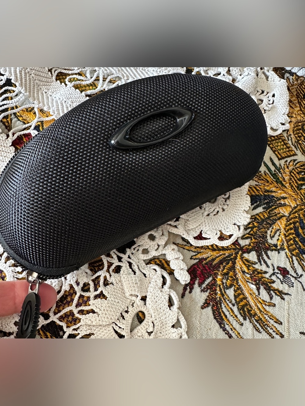 Oakley Black Hard Shell Portable Case for eyeglasses.
